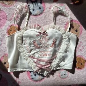 Japanese corset lolita style top